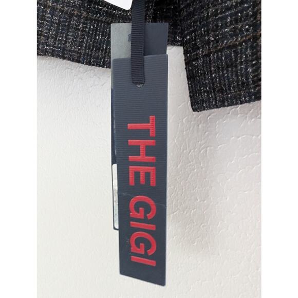 NWT The GIGI Italian Unstructured Wool Blazer Double Breasted IT 48 US 38 Gray - Picture 3 of 9